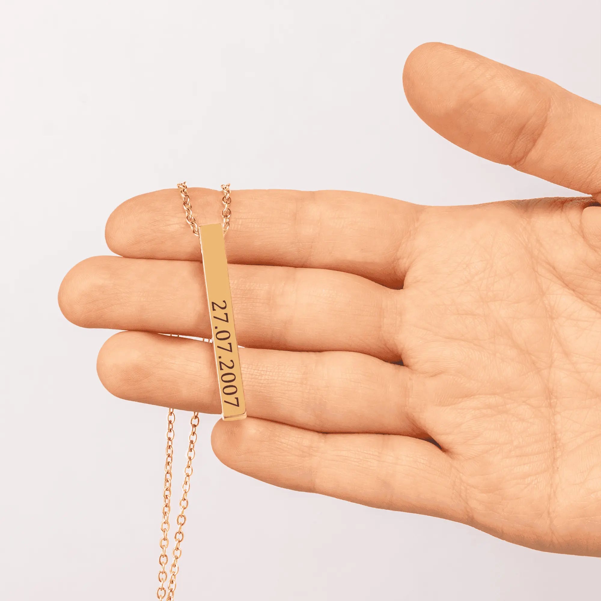 Custom Date Necklace OwnPrint