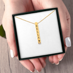 Pet Name & Paw Necklace