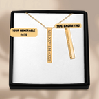 Personalized Roman Numeral Date Necklace OwnPrint