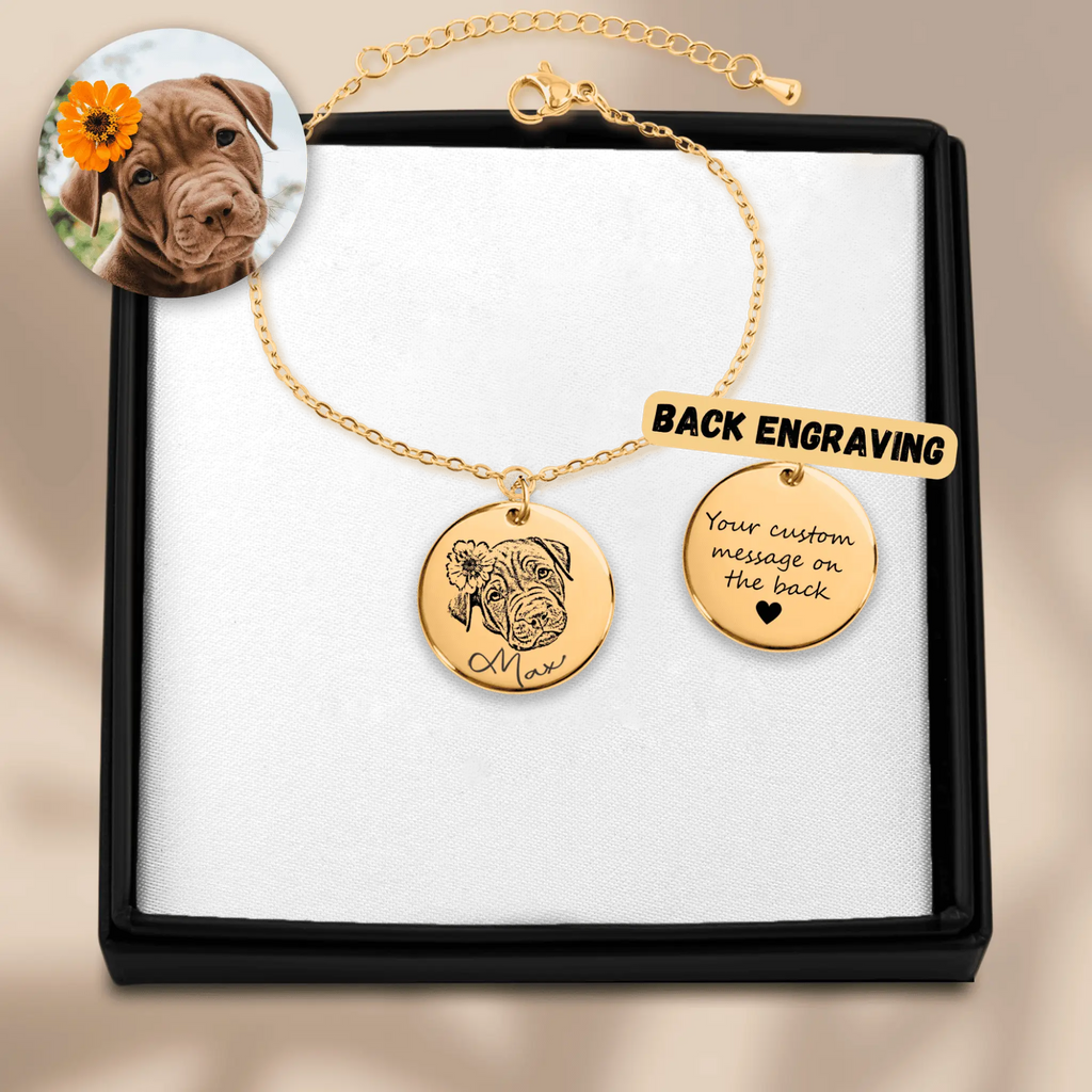 Dog Portrait Bracelet OwnPrint