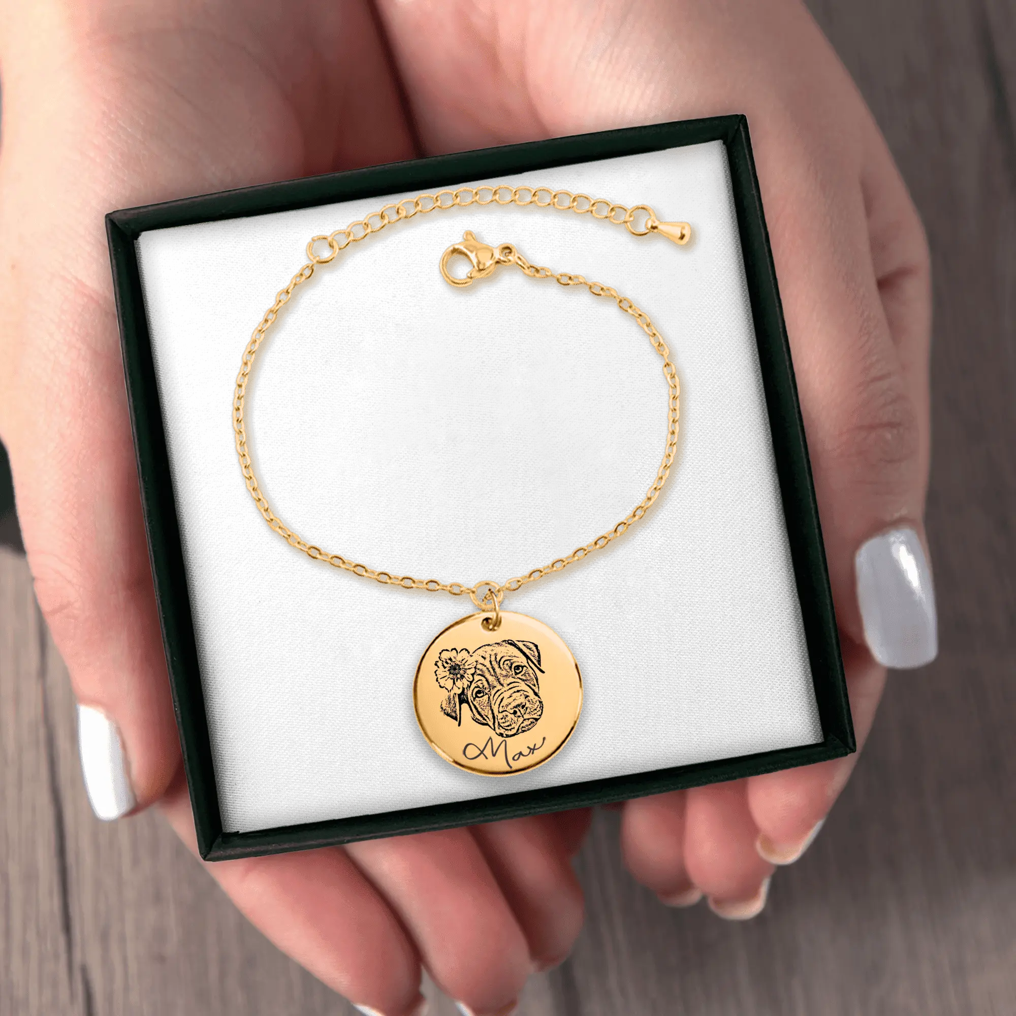 Dog Portrait Bracelet OwnPrint