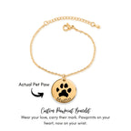Custom Pawprint Bracelet OwnPrint