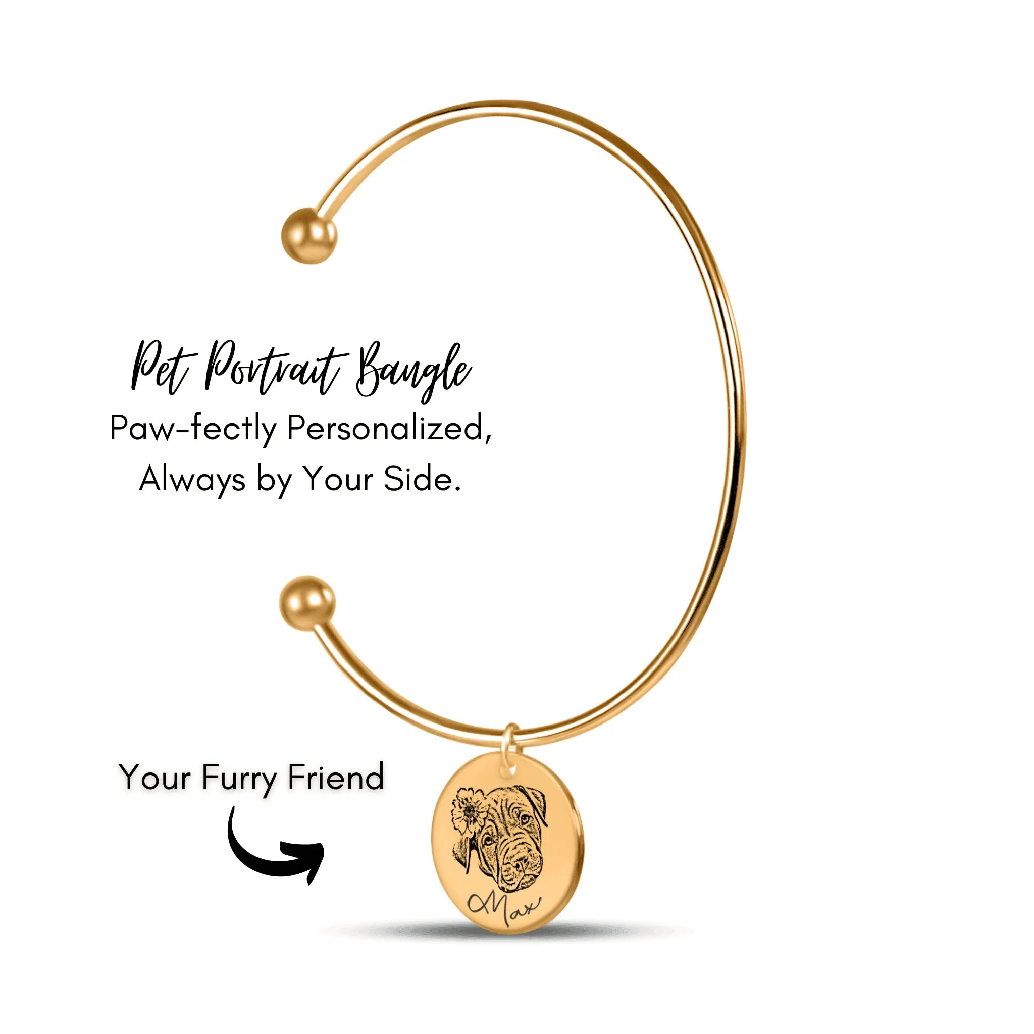 Pet Portrait Bangle OwnPrint