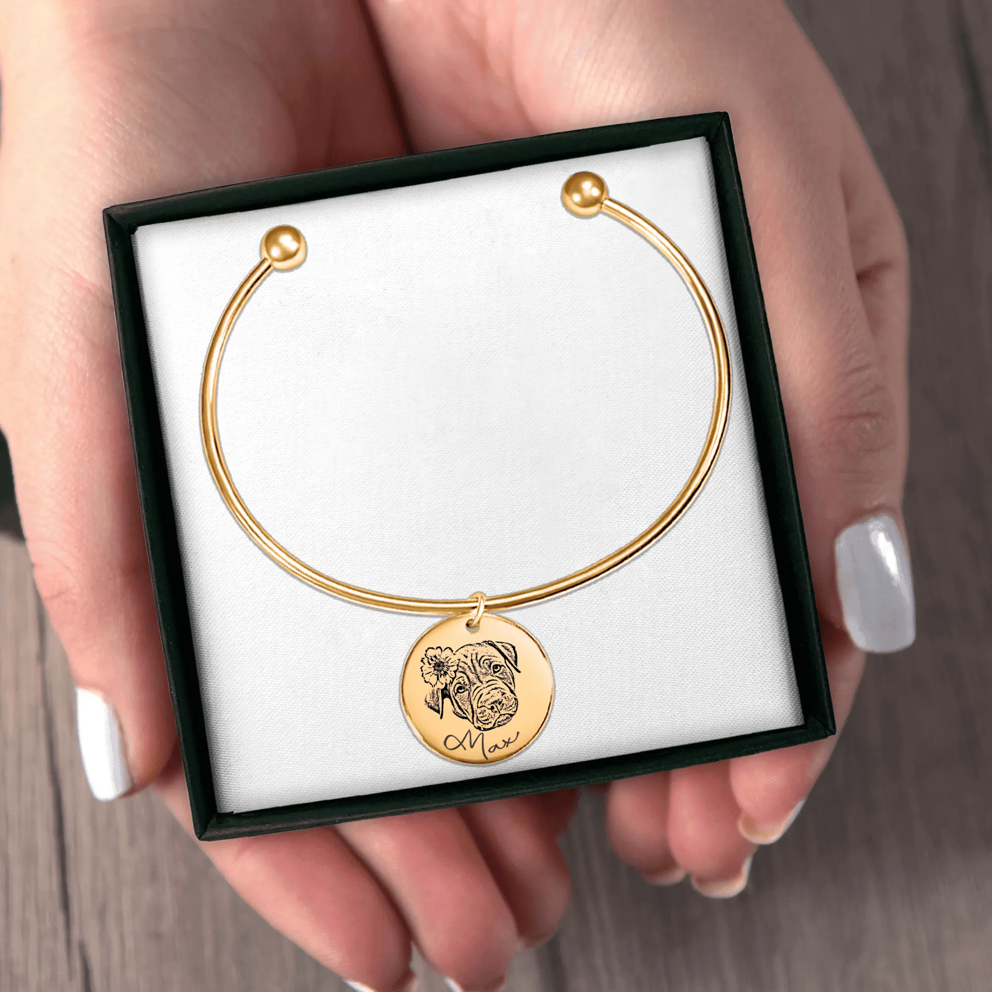 Pet Portrait Bangle OwnPrint