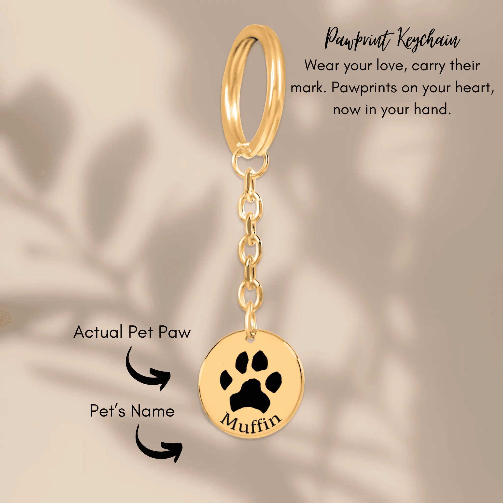 Pawprint Keychain OwnPrint