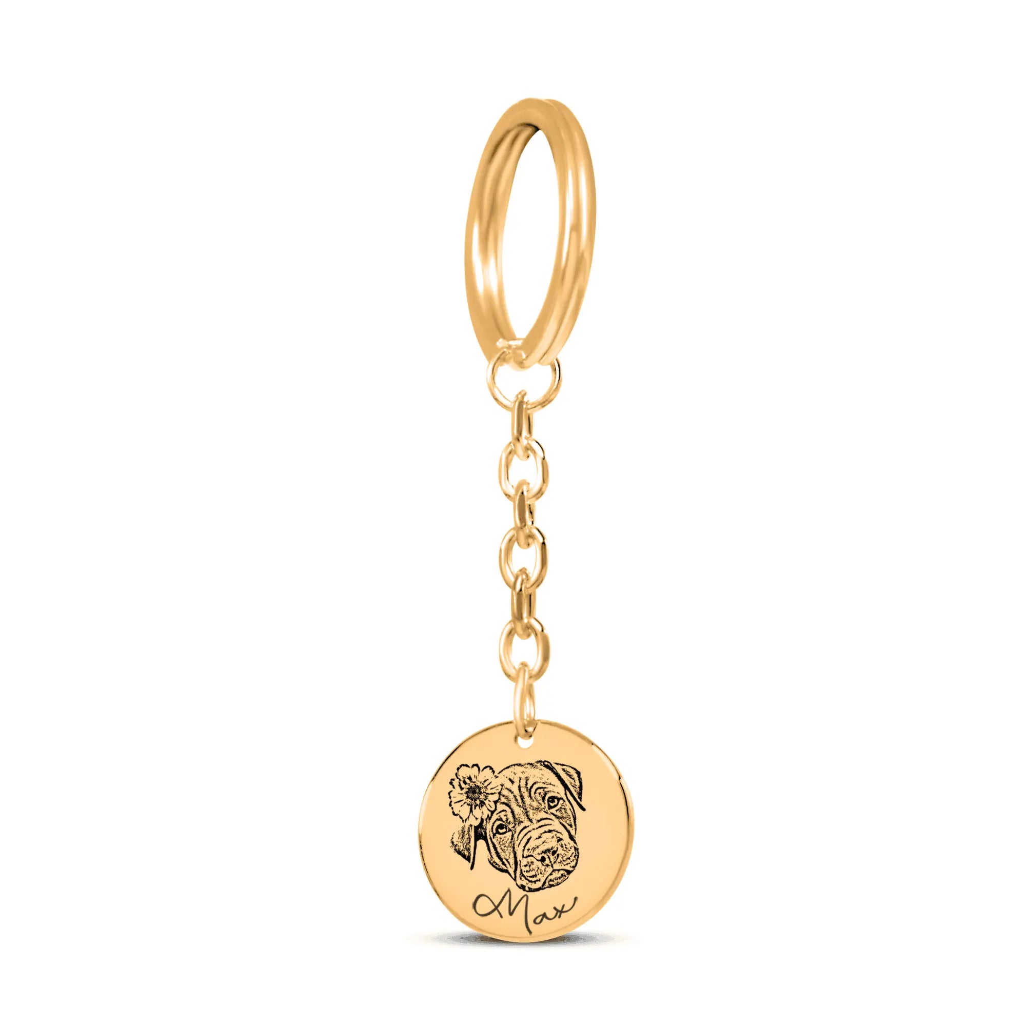 Pet Portrait Keychain OwnPrint