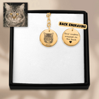 Cat Portrait Keychain OwnPrint