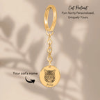 Cat Portrait Keychain OwnPrint