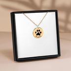Paw Print Necklace