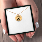 Paw Print Necklace