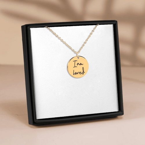 Affirmations Coin Necklace OwnPrint