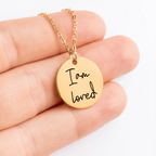 Affirmations Coin Necklace OwnPrint