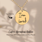 Affirmations Coin Necklace OwnPrint