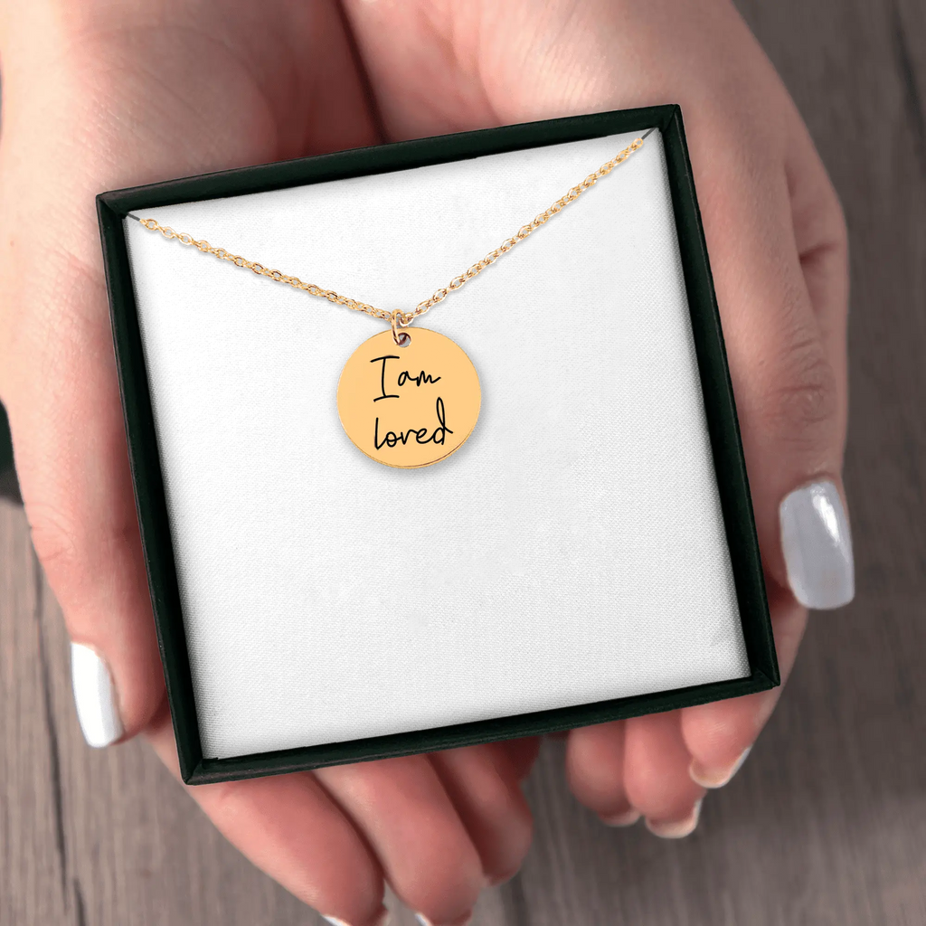 Affirmations Coin Necklace OwnPrint
