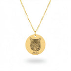 Cat Portrait Necklace