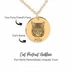 Cat Portrait Necklace OwnPrint