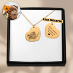 Pet Portrait Heart Necklace OwnPrint