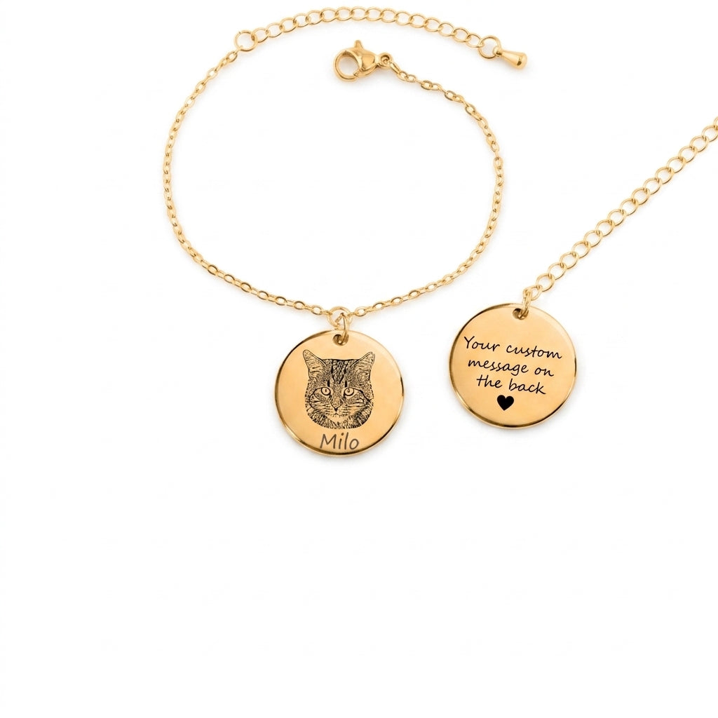 Personalized Charm Bracelet — Detail - Macro | Generated by Modelize