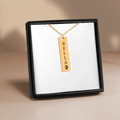 Pet's Name & Paw Print Necklace