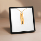Pet's Name & Paw Print Necklace